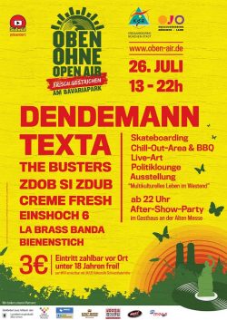 Plakat OBEN OHNE 2008