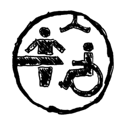 Angebote für Gehbehinderte / Rollstuhlfahrer/innen — WC